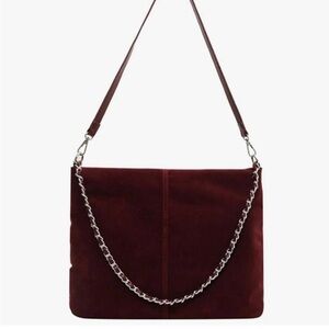 nwot Jusavie Slouchy faux Suede Hobo Bags